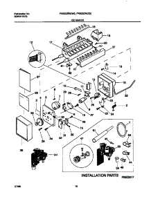 10 - Ice Maker parts for Frigidaire Refrigerator FRS20ZRGW0 from AppliancePartsPros.com