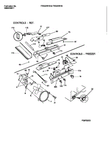 06 - Controls, Damper, Fan Section parts for Frigidaire Refrigerator FRS22WHBW0 from AppliancePartsPros.com