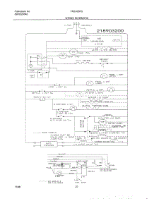 20 - Wiring Schematic parts for Frigidaire Refrigerator FRS20ZRGW4 from AppliancePartsPros.com