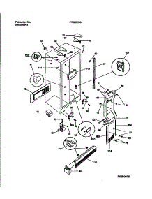 04 - Cabinet, Light Shields, Mullion parts for Frigidaire Refrigerator FRS22VSBD0 from AppliancePartsPros.com