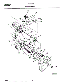 09 - Container / Drive parts for Frigidaire Refrigerator FRS22WRCW2 from AppliancePartsPros.com