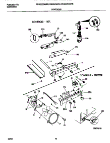 06 - Controls parts for Frigidaire Refrigerator FRS22ZGGD0 from AppliancePartsPros.com