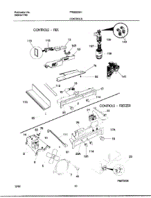 10 - Controls parts for Frigidaire Refrigerator FRS22ZGHB6 from AppliancePartsPros.com