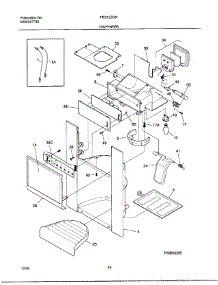 14 - Dispenser parts for Frigidaire Refrigerator FRS22ZGHB6 from AppliancePartsPros.com