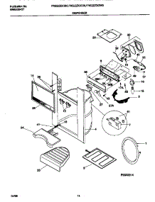08 - Ice Dispenser parts for Frigidaire Refrigerator FRS22ZGGD0 from AppliancePartsPros.com