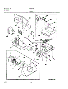 11 - Controls parts for Frigidaire Refrigerator FRS23F4CW0 from AppliancePartsPros.com