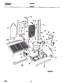 07 - System parts for Frigidaire Refrigerator FRS22ZGHW5 from AppliancePartsPros.com