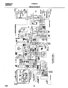 11 - Wiring Schematic parts for Frigidaire Refrigerator FRS22ZGHW5 from AppliancePartsPros.com