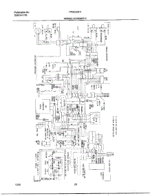 20 - Wiring Schematic parts for Frigidaire Refrigerator FRS22ZGHW6 from AppliancePartsPros.com