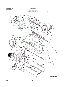 17 - Ice Container parts for Frigidaire Refrigerator FRS23KF6CQ1 from AppliancePartsPros.com