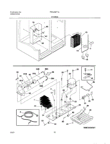 13 - System parts for Frigidaire Refrigerator FRS23KF7AW0 from AppliancePartsPros.com