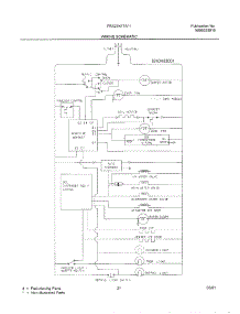 21 - Wiring Schematic parts for Frigidaire Refrigerator FRS23KF7AW1 from AppliancePartsPros.com