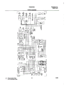 21 - Wiring Diagram parts for Frigidaire Refrigerator FRS23KR4AW5 from AppliancePartsPros.com