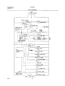 21 - Wiring Schematic parts for Frigidaire Refrigerator FRS23R4AW0 from AppliancePartsPros.com