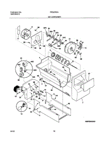 17 - Ice Container parts for Frigidaire Refrigerator FRS23R4AW3 from AppliancePartsPros.com
