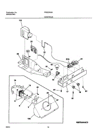 11 - Controls parts for Frigidaire Refrigerator FRS23W3AW7 from AppliancePartsPros.com
