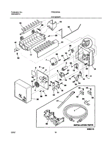 19 - Ice Maker parts for Frigidaire Refrigerator FRS23W3AQ5 from AppliancePartsPros.com