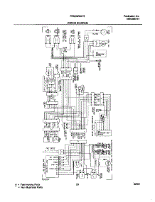 23 - Wiring Diagram parts for Frigidaire Refrigerator FRS23W3AQ5 from AppliancePartsPros.com