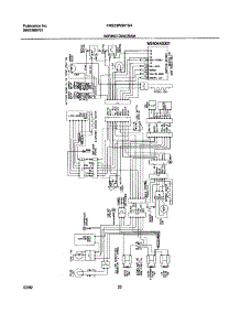 22 - Wiring Diagram parts for Frigidaire Refrigerator FRS23W3AQ3 from AppliancePartsPros.com