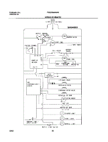 20 - Wiring Schematic parts for Frigidaire Refrigerator FRS23SM4AW0 from AppliancePartsPros.com