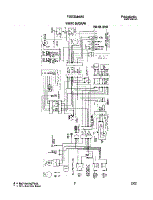 21 - Wiring Diagram parts for Frigidaire Refrigerator FRS23SM4AW0 from AppliancePartsPros.com