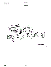 11 - Ice Maker parts for Frigidaire Refrigerator FRS24BGGW3 from AppliancePartsPros.com