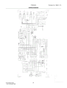 21 - Wiring Diagram parts for Frigidaire Refrigerator FRS23W3AWB from AppliancePartsPros.com
