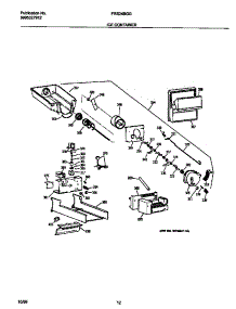 07 - Ice Container parts for Frigidaire Refrigerator FRS24BGGW2 from AppliancePartsPros.com