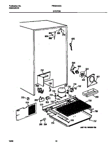 10 - System parts for Frigidaire Refrigerator FRS24AGGB4 from AppliancePartsPros.com