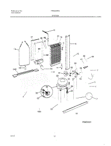 13 - System parts for Frigidaire Refrigerator FRS24ZRGD1 from AppliancePartsPros.com