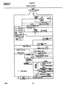 12 - Wiring Diagram parts for Frigidaire Refrigerator FRS24WNFW0 from AppliancePartsPros.com