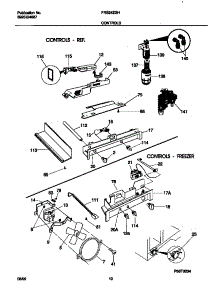 06 - Controls parts for Frigidaire Refrigerator FRS24ZGHD0 from AppliancePartsPros.com
