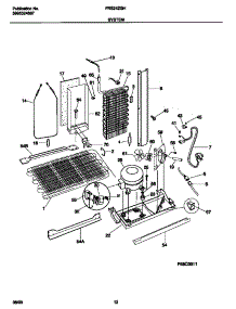 07 - System parts for Frigidaire Refrigerator FRS24ZGHD0 from AppliancePartsPros.com