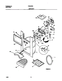 08 - Ice Dispenser parts for Frigidaire Refrigerator FRS24ZGGD3 from AppliancePartsPros.com