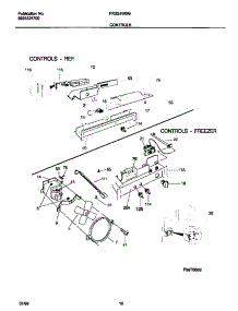 06 - Controls parts for Frigidaire Refrigerator FRS24WSGW5 from AppliancePartsPros.com