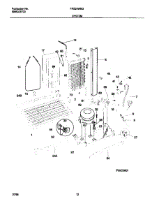 07 - System parts for Frigidaire Refrigerator FRS24WSGW5 from AppliancePartsPros.com