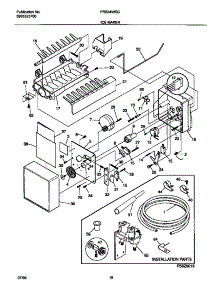 10 - Ice Maker parts for Frigidaire Refrigerator FRS24WSGW5 from AppliancePartsPros.com