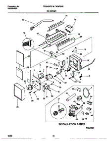 10 - Ice Maker parts for Frigidaire Refrigerator FRS24WRCD0 from AppliancePartsPros.com