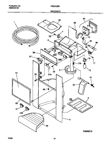 08 - Ice Dispenser parts for Frigidaire Refrigerator FRS24ZRHB2 from AppliancePartsPros.com