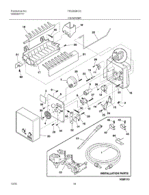 19 - Ice Maker parts for Frigidaire Refrigerator FRS26BH5CQ2 from AppliancePartsPros.com