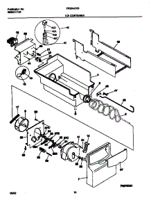 09 - Ice Container parts for Frigidaire Refrigerator FRS24ZRGB0 from AppliancePartsPros.com