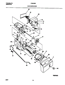09 - Container / Drive parts for Frigidaire Refrigerator FRS24ZSFB0 from AppliancePartsPros.com