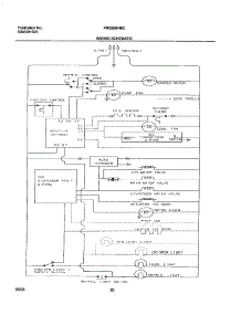 20 - Wiring Schematic parts for Frigidaire Refrigerator FRS26BH6CS1 from AppliancePartsPros.com