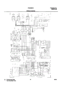 21 - Wiring Diagram parts for Frigidaire Refrigerator FRS26BH6CS1 from AppliancePartsPros.com