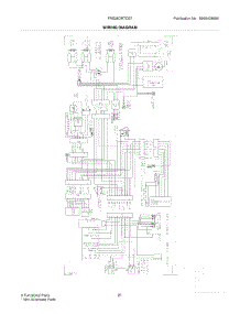 21 - Wiring Diagram parts for Frigidaire Refrigerator FRS26DR7DS7 from AppliancePartsPros.com