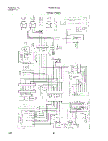 22 - Wiring Diagram parts for Frigidaire Refrigerator FRS26H7CSB2 from AppliancePartsPros.com