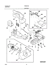 11 - Controls parts for Frigidaire Refrigerator FRS26HF6BW0 from AppliancePartsPros.com
