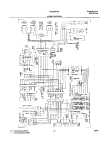 21 - Wiring Diagram parts for Frigidaire Refrigerator FRS26HF5AQ0 from AppliancePartsPros.com