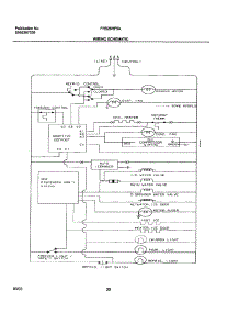 20 - Wiring Schematic parts for Frigidaire Refrigerator FRS26HF5AQ5 from AppliancePartsPros.com