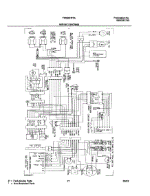 21 - Wiring Diagram parts for Frigidaire Refrigerator FRS26HF5AQ5 from AppliancePartsPros.com